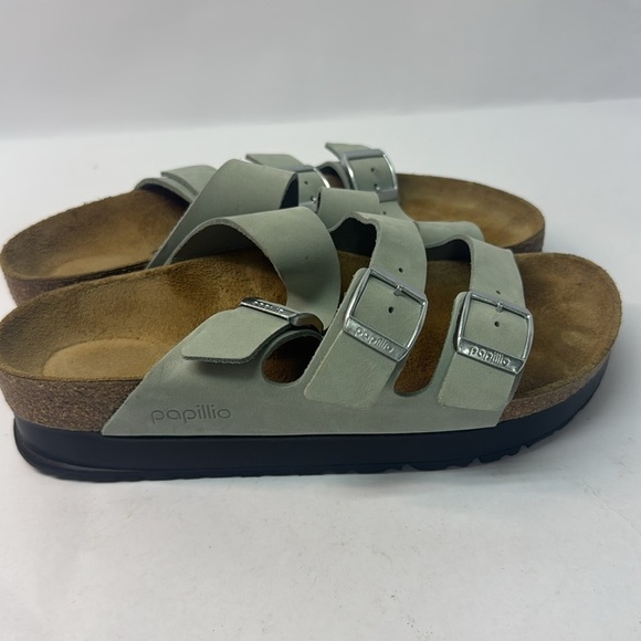 Used Papillio Women's Sandals - Gray 3 strap women’s size 39 - Picture 4 of 6